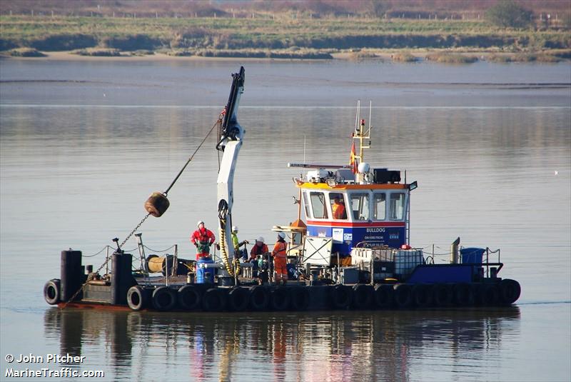 bulldog (Towing vessel) - IMO , MMSI 235113139, Call Sign  2IVM8 under the flag of United Kingdom (UK)