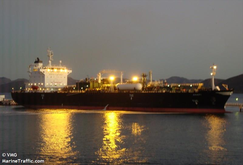 anafi (LPG Tanker) - IMO 9411733, MMSI 240848000, Call Sign SVAM6 under the flag of Greece