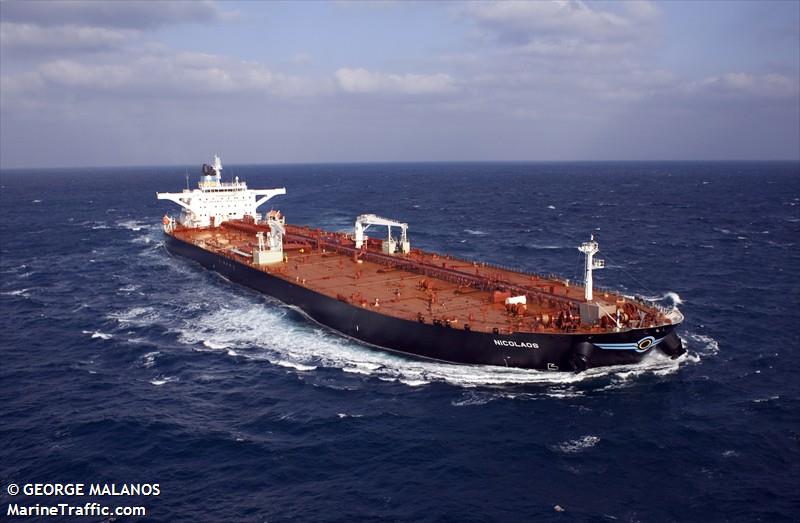 nicolaos (Crude Oil Tanker) - IMO 9429297, MMSI 240995000, Call Sign SVAY3 under the flag of Greece