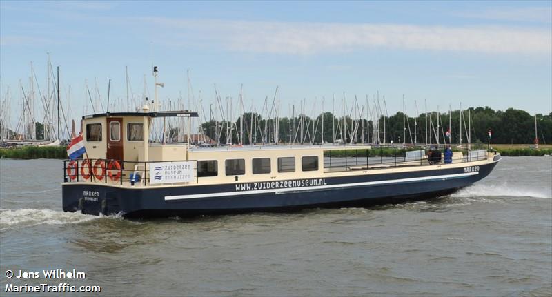 marken (Passenger ship) - IMO , MMSI 244710102, Call Sign PD4350 under the flag of Netherlands