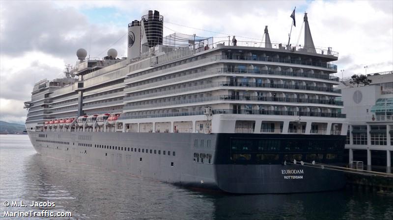 eurodam (Passenger (Cruise) Ship) - IMO 9378448, MMSI 245206000, Call Sign PHOS under the flag of Netherlands