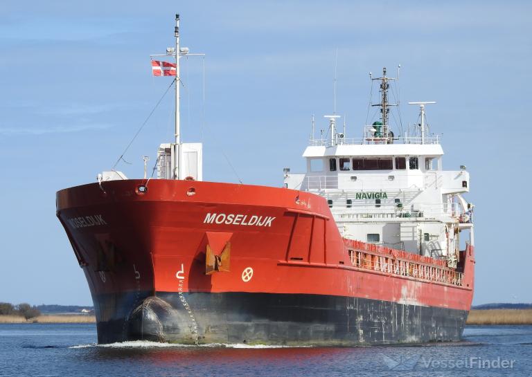 mv moseldijk (General Cargo Ship) - IMO 9377913, MMSI 246644000, Call Sign PBWK under the flag of Netherlands