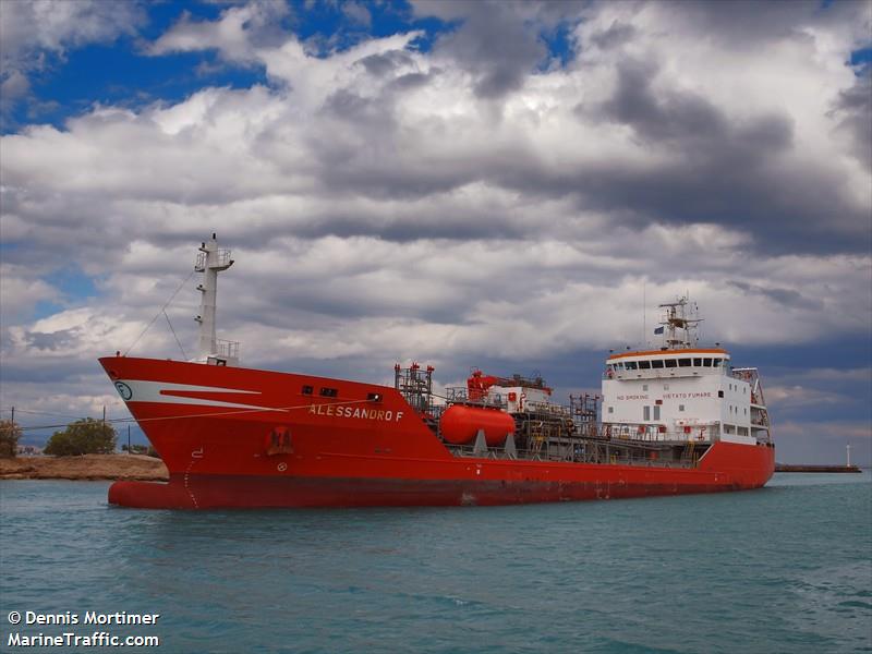 alessandro f (Chemical/Oil Products Tanker) - IMO 9245378, MMSI 247046400, Call Sign IBVQ under the flag of Italy
