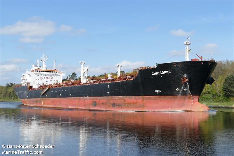 chrysopigi (Oil Products Tanker) - IMO 9303728, MMSI 249971000, Call Sign 9HA4454 under the flag of Malta