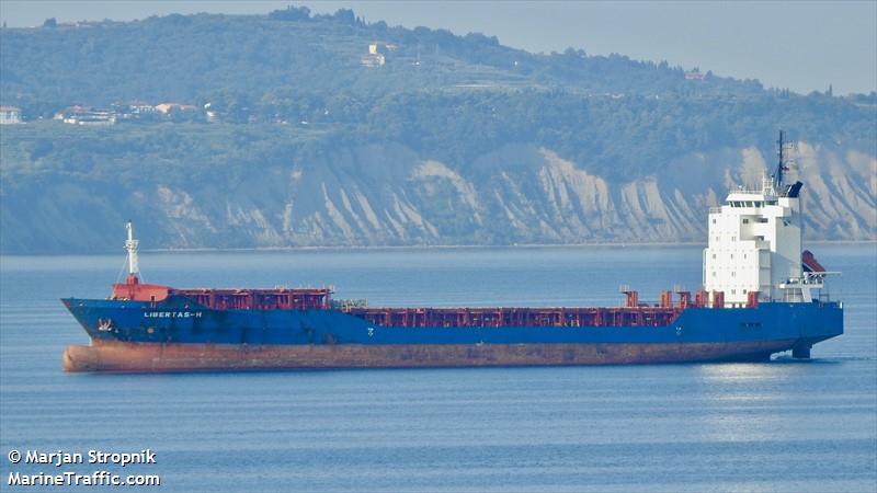 libertas h (General Cargo Ship) - IMO 9388388, MMSI 255805480, Call Sign CQJB under the flag of Madeira