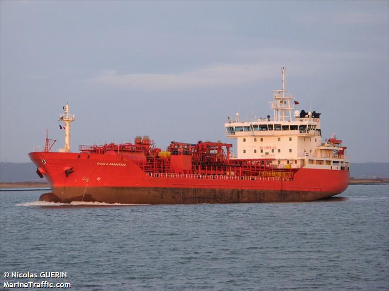 gisela essberger (Chemical/Oil Products Tanker) - IMO 9147734, MMSI 255806151, Call Sign CQAE5 under the flag of Madeira