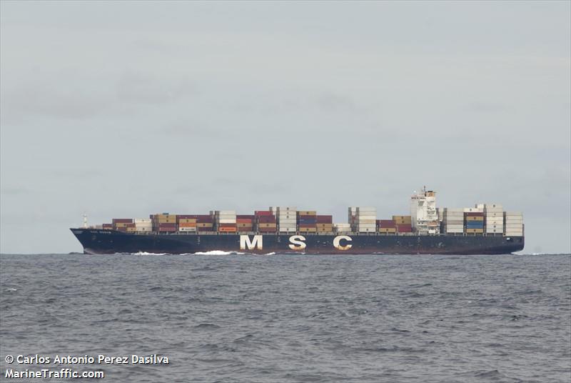 msc busan (Container Ship) - IMO 9289087, MMSI 255806362, Call Sign CQEE7 under the flag of Madeira