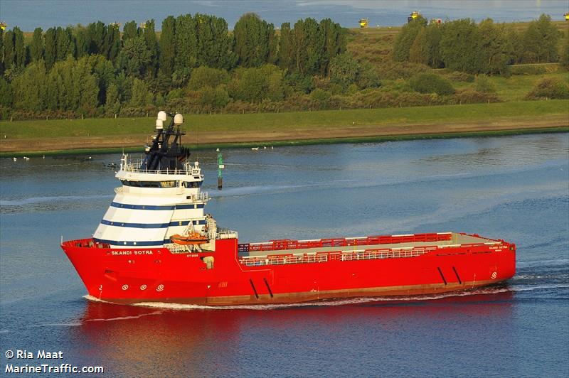 skandi sotra (Offshore Tug/Supply Ship) - IMO 9276391, MMSI 259452000, Call Sign LLYV3 under the flag of Norway