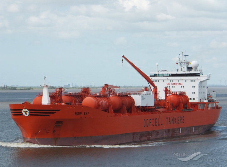 bow sky (Chemical/Oil Products Tanker) - IMO 9215268, MMSI 259787000, Call Sign LAFZ7 under the flag of Norway