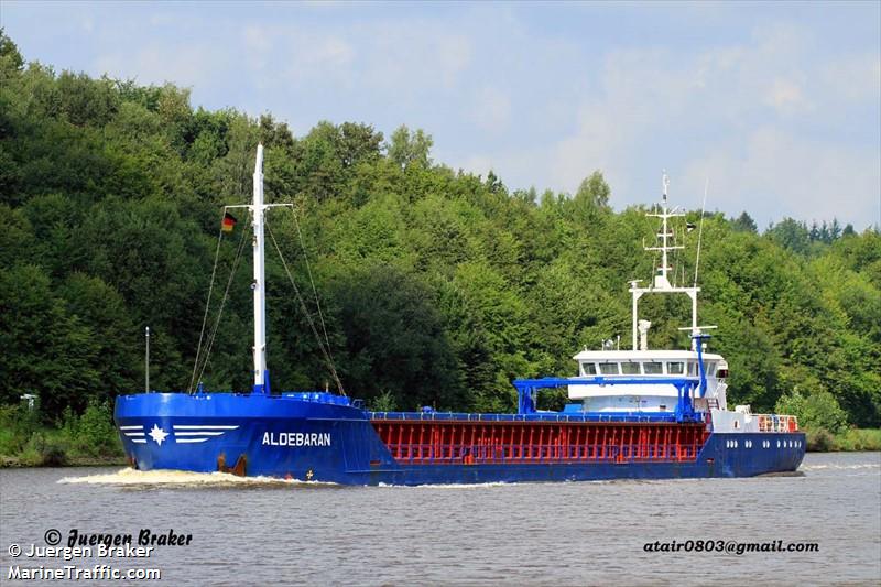aldebaran (General Cargo Ship) - IMO 9155688, MMSI 277530000, Call Sign LYAT under the flag of Lithuania