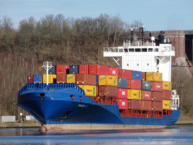 pavo j (Container Ship) - IMO 9355458, MMSI 305055000, Call Sign V2CN7 under the flag of Antigua & Barbuda