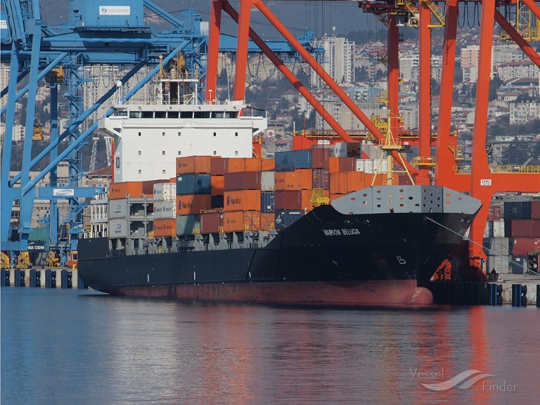 warnow beluga (Container Ship) - IMO 9437127, MMSI 305258000, Call Sign V2DM4 under the flag of Antigua & Barbuda