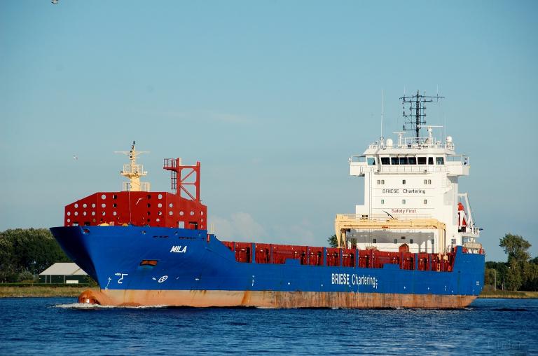 mila (General Cargo Ship) - IMO 9501681, MMSI 305836000, Call Sign V2FX5 under the flag of Antigua & Barbuda