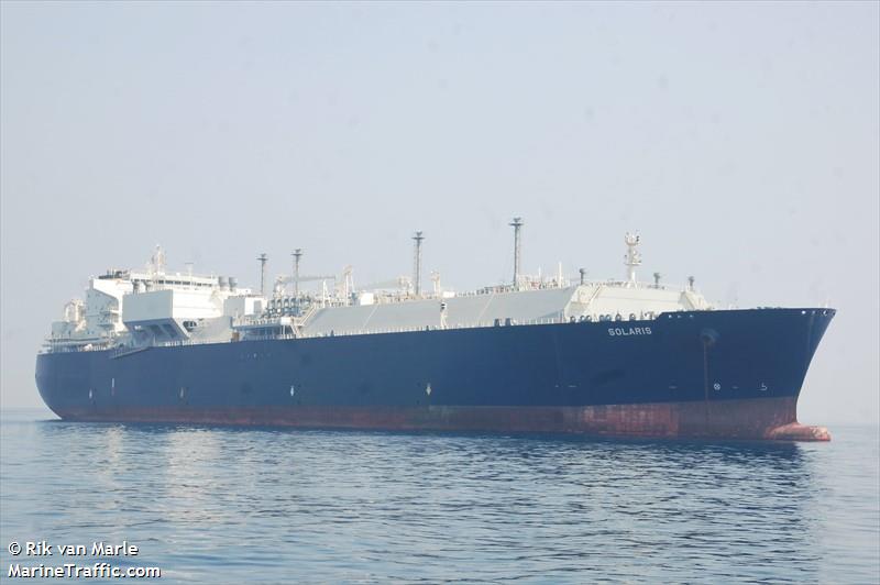 solaris (LNG Tanker) - IMO 9634098, MMSI 310679000, Call Sign ZCEL5 under the flag of Bermuda