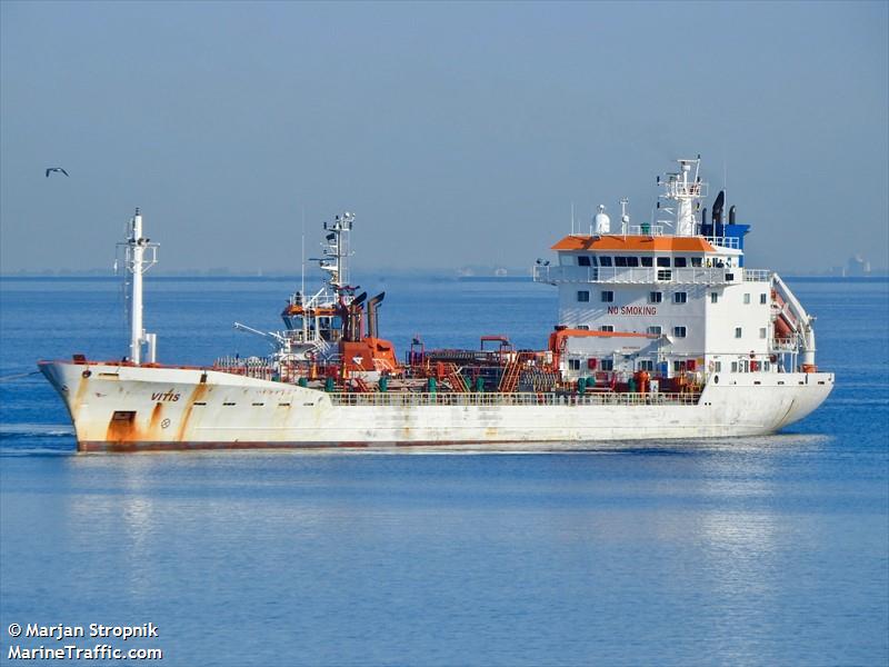 vitis (Chemical Tanker) - IMO 9000613, MMSI 352099000, Call Sign 3FKC6 under the flag of Panama