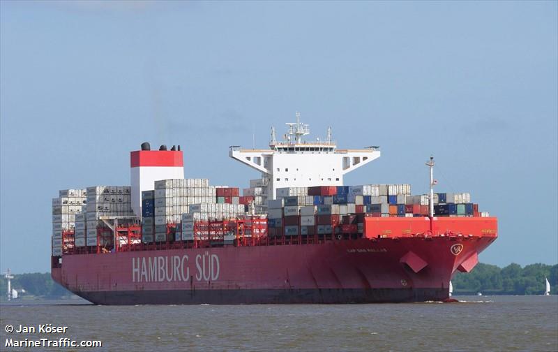 cap san maleas (Container Ship) - IMO 9633941, MMSI 353365000, Call Sign 3FSS8 under the flag of Panama