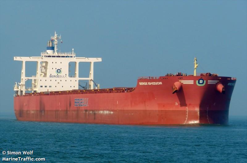 berge ishizuchi (Bulk Carrier) - IMO 9446570, MMSI 353562000, Call Sign 3FQK2 under the flag of Panama