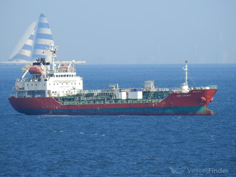 nuri chemist (Chemical/Oil Products Tanker) - IMO 9485538, MMSI 354434000, Call Sign 3FHW3 under the flag of Panama