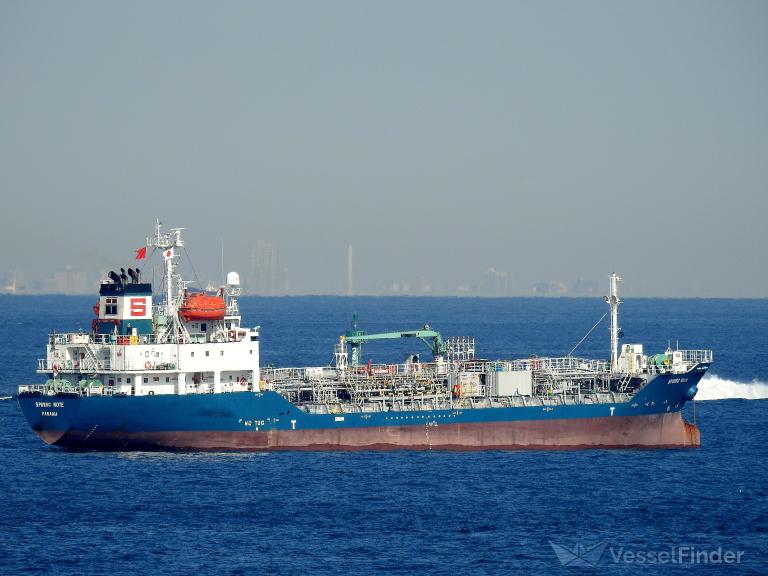 spring note (Chemical/Oil Products Tanker) - IMO 9324590, MMSI 354718000, Call Sign HOXG under the flag of Panama