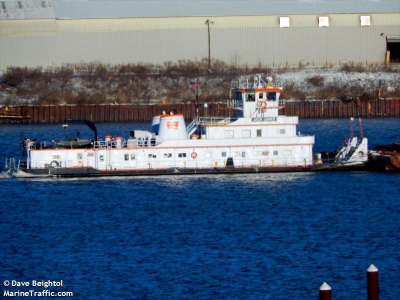 jack james (Towing vessel (tow>200)) - IMO , MMSI 367681150, Call Sign WDI2732 under the flag of United States (USA)