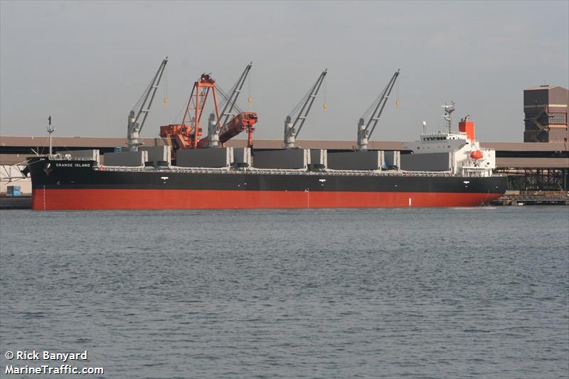 orange island (Bulk Carrier) - IMO 9401958, MMSI 370724000, Call Sign 3EZG9 under the flag of Panama