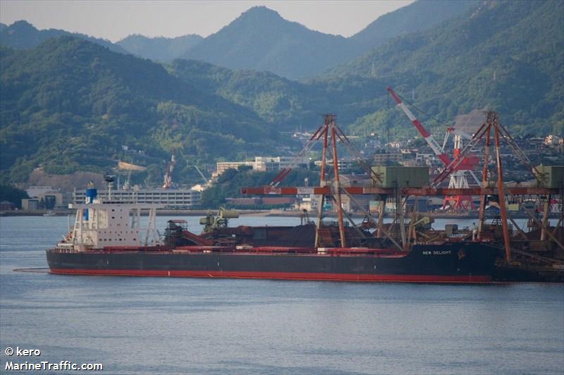 new delight (Bulk Carrier) - IMO 9633214, MMSI 373922000, Call Sign 3FCH5 under the flag of Panama