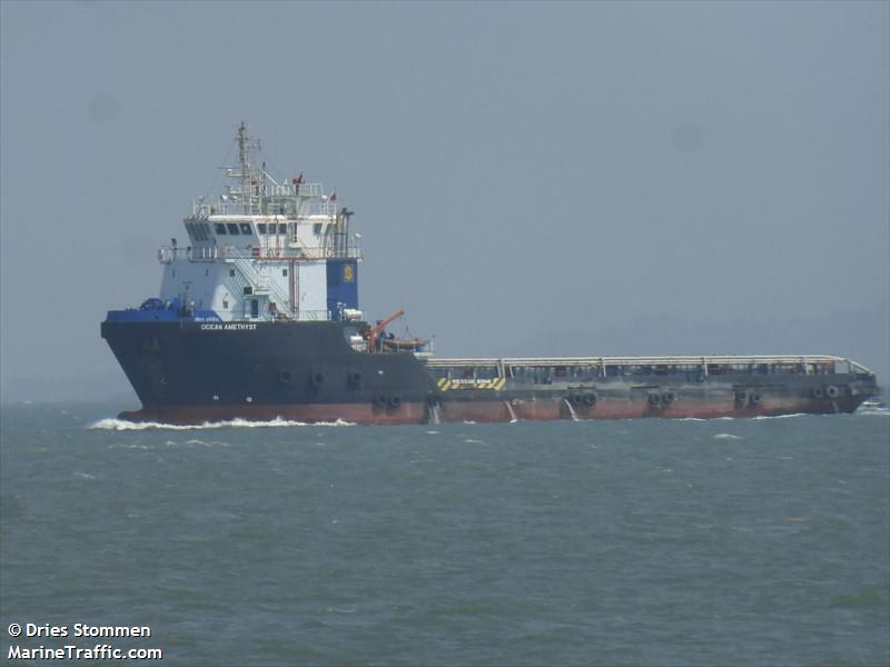 ocean amethyst (Offshore Tug/Supply Ship) - IMO 9561227, MMSI 419798000, Call Sign AVBO under the flag of India