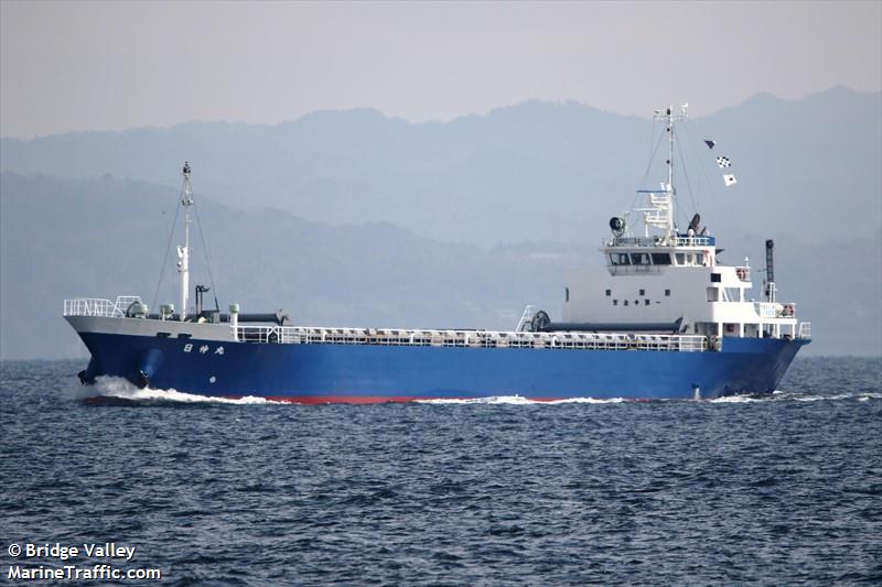 nissin maru (Cargo ship) - IMO , MMSI 431501779, Call Sign JL6697 under the flag of Japan