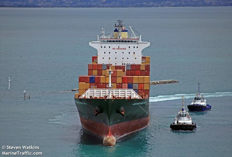 seaspan new york (Container Ship) - IMO 9290115, MMSI 477014900, Call Sign VRBH7 under the flag of Hong Kong