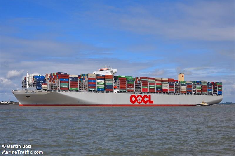 oocl japan (Container Ship) - IMO 9776195, MMSI 477100400, Call Sign VRQX5 under the flag of Hong Kong