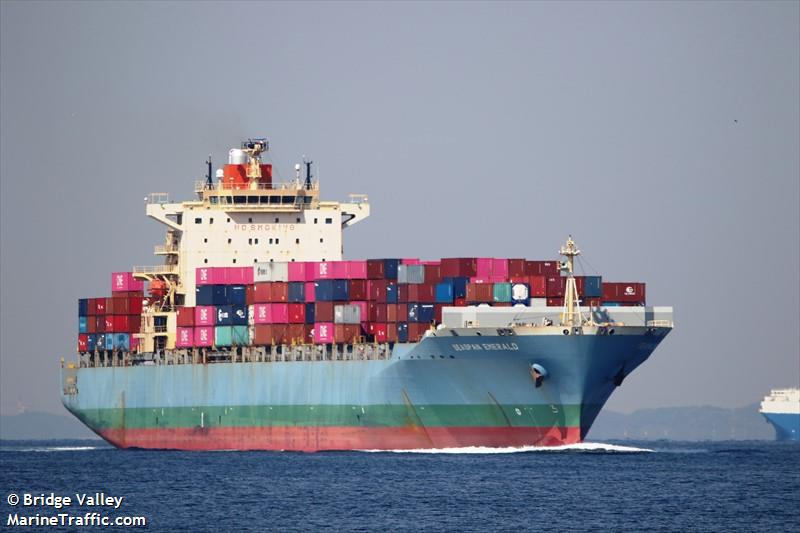 seaspan emerald (Container Ship) - IMO 9407134, MMSI 477207700, Call Sign VRFB8 under the flag of Hong Kong