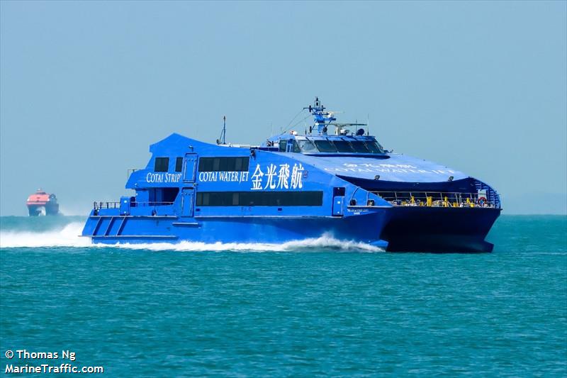 cotaistrip expo (Passenger Ship) - IMO 9429625, MMSI 477937300, Call Sign VRDM6 under the flag of Hong Kong