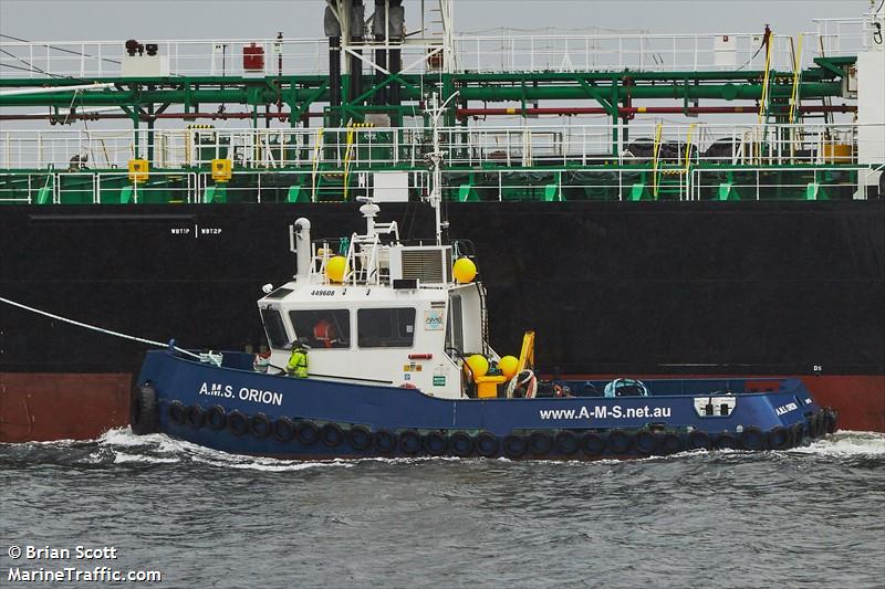 a.m.s orion (Tug) - IMO , MMSI 503003840, Call Sign VJN4468 under the flag of Australia