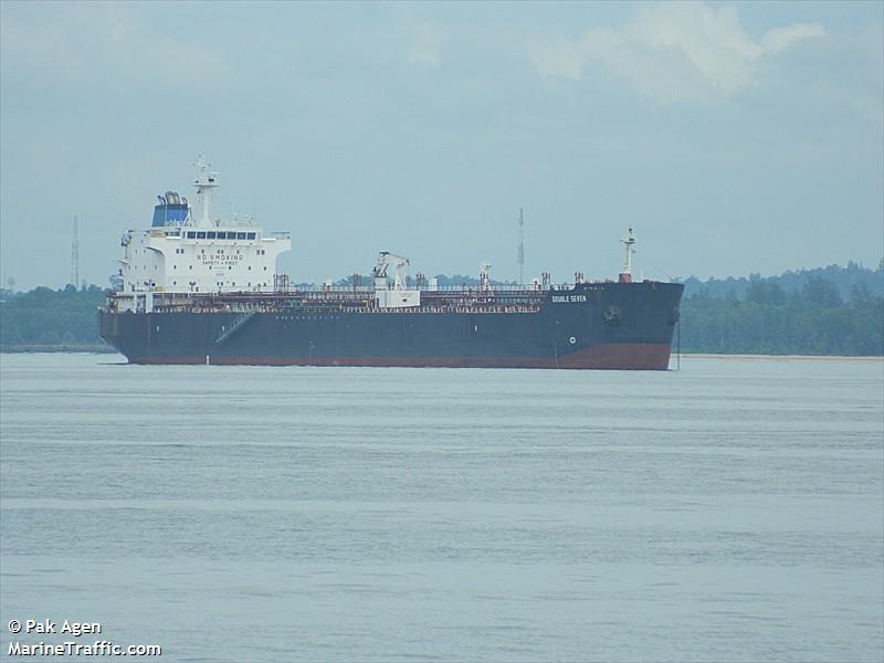 double seven (Chemical/Oil Products Tanker) - IMO 9309382, MMSI 525121012, Call Sign YDBG2 under the flag of Indonesia