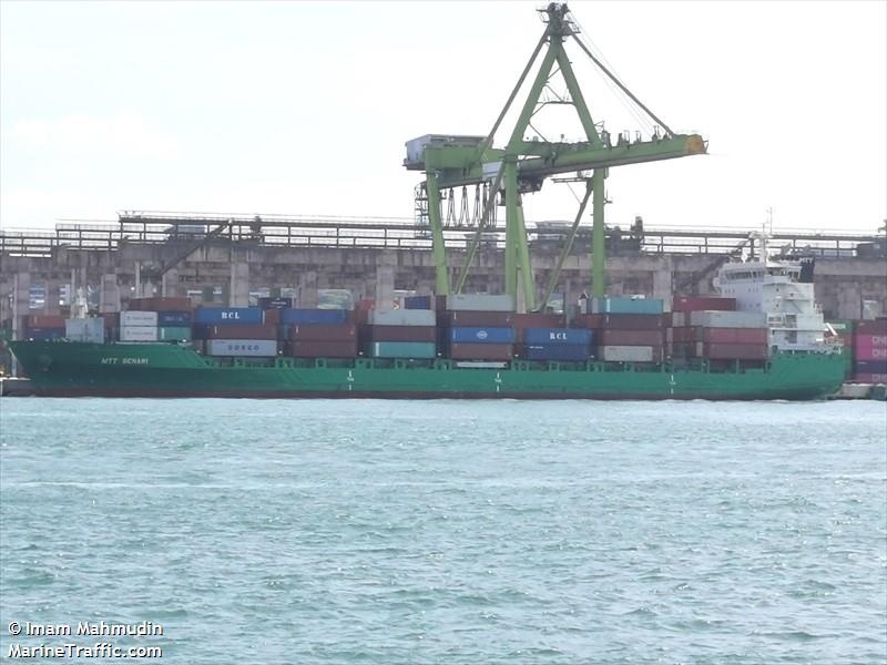 mtt senari (Container Ship) - IMO 9813876, MMSI 533131059, Call Sign 9M2054 under the flag of Malaysia
