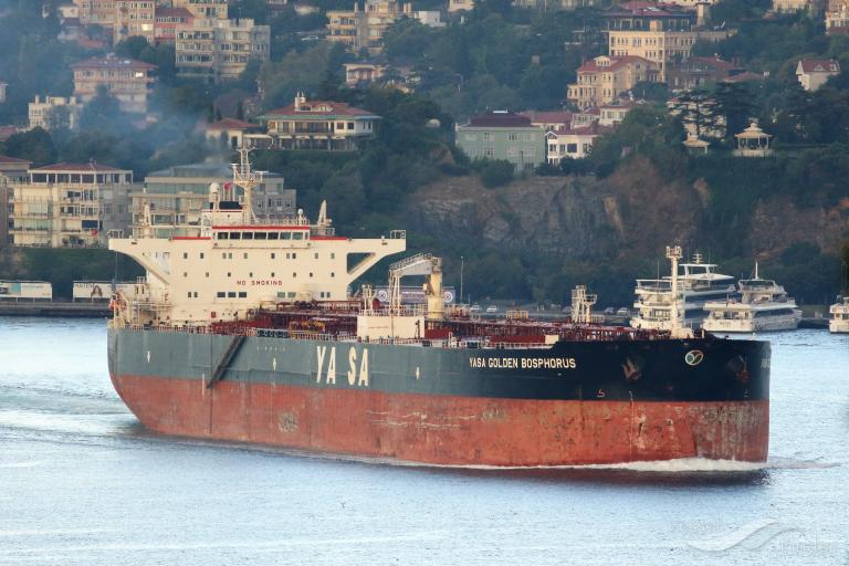 yasa goldenbosphorus (Crude Oil Tanker) - IMO 9334038, MMSI 538002662, Call Sign V7KQ8 under the flag of Marshall Islands