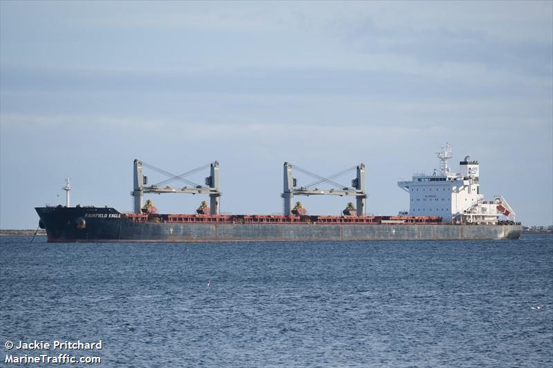 fairfield eagle (Bulk Carrier) - IMO 9575230, MMSI 538007510, Call Sign V7SM2 under the flag of Marshall Islands