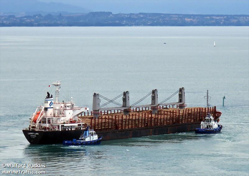 lucky life (Bulk Carrier) - IMO 9668336, MMSI 538008376, Call Sign V7A2292 under the flag of Marshall Islands