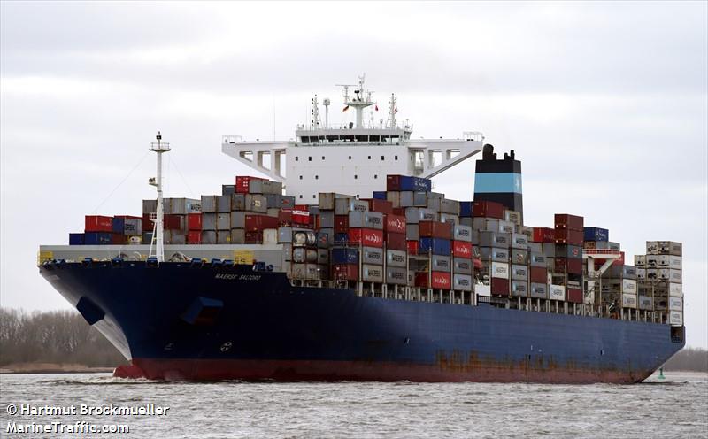 maersk saltoro (Container Ship) - IMO 9725706, MMSI 563062200, Call Sign 9V5997 under the flag of Singapore