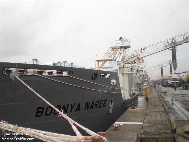 boonya naree (Cement Carrier) - IMO 9680956, MMSI 564024000, Call Sign 9V2251 under the flag of Singapore