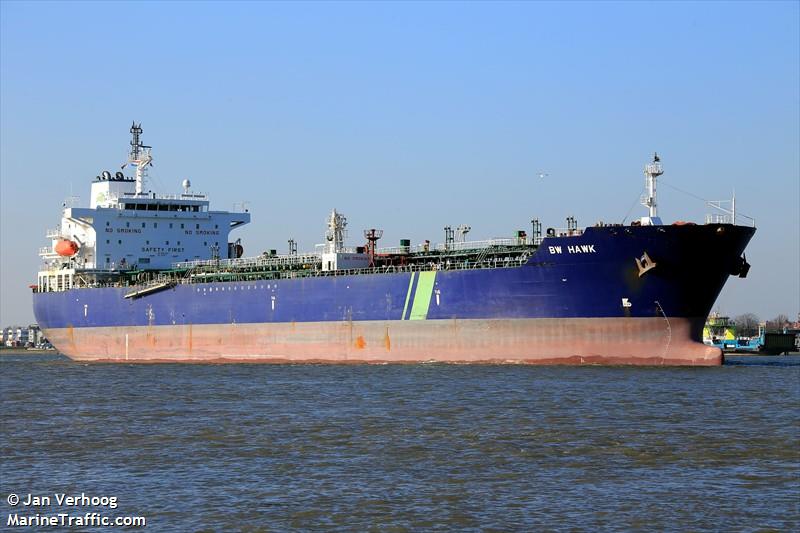 bw hawk (Chemical/Oil Products Tanker) - IMO 9607198, MMSI 566554000, Call Sign 9V2920 under the flag of Singapore
