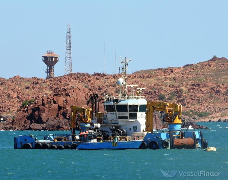 samson 7 (Tug) - IMO 9550955, MMSI 566568000, Call Sign 9V1253 under the flag of Singapore