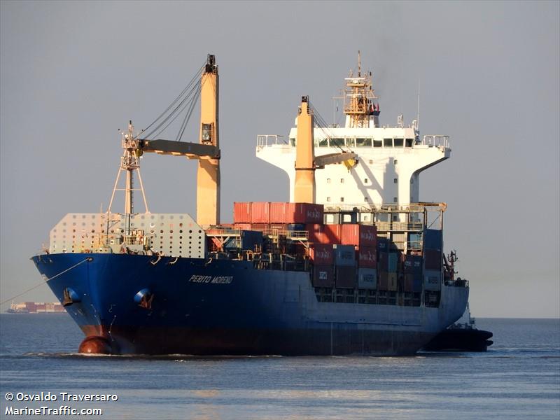 perito moreno (Container Ship) - IMO 9430868, MMSI 636017683, Call Sign D5MF6 under the flag of Liberia