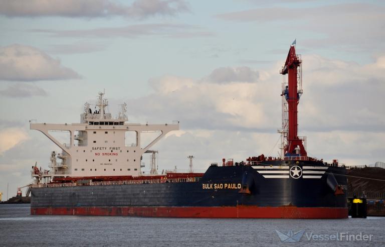 bulk sao paulo (Bulk Carrier) - IMO 9849760, MMSI 636018974, Call Sign D5SH4 under the flag of Liberia