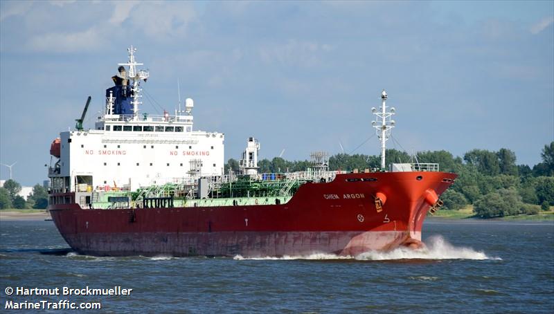 chem argon (Chemical/Oil Products Tanker) - IMO 9716004, MMSI 636019198, Call Sign D5TK2 under the flag of Liberia