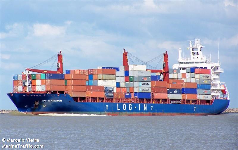 log in pantanal (Container Ship) - IMO 9351799, MMSI 710003840, Call Sign PPVQ under the flag of Brazil