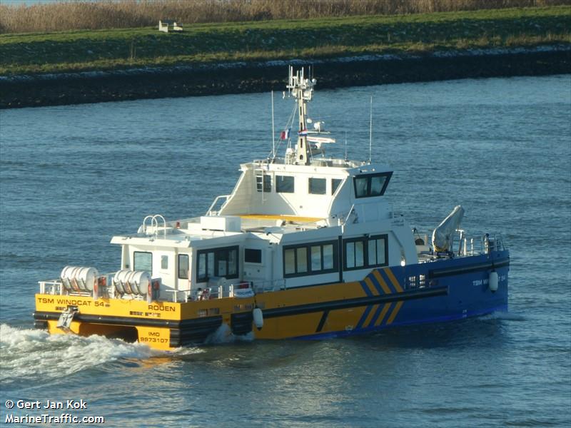 tsm windcat 54 (Offshore Tug/Supply Ship) - IMO 9973107, MMSI 228430700, Call Sign FMTI under the flag of France