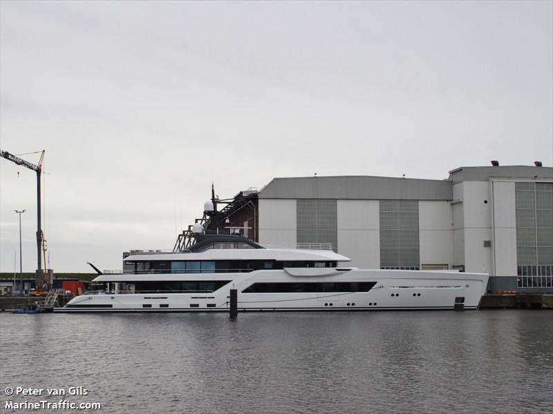 damen yachting 6002 (Pleasure craft) - IMO 9880324, MMSI 244098221, Call Sign PI8221 under the flag of Netherlands