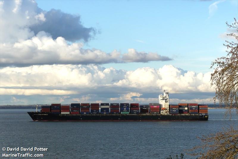 cma cgm constanza (Container Ship) - IMO 9471202, MMSI 256214000, Call Sign 9HA5745 under the flag of Malta