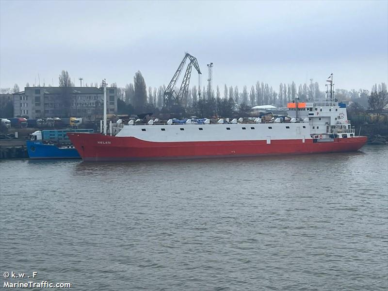 helen (Livestock Carrier) - IMO 7614848, MMSI 630001024, Call Sign J5AC9 under the flag of Guinea-Bissau